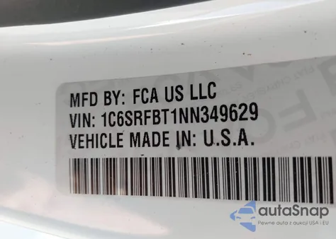 2022 Ram 1500 Big Horn 4X4 6'4 Box from USA, damaged, VIN 1C6SRFBT1NN349629